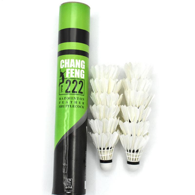 Badminton Raket - 12Pc 배드민턴 셔틀콕 깃털 배드민턴 공