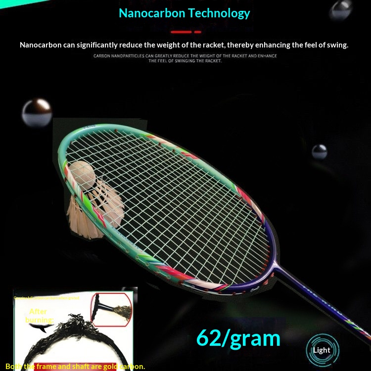초경량 8U 배드민턴 라켓 올 카본 파이버 밸런스드 블 - Badminton Single 리뷰 및 가격