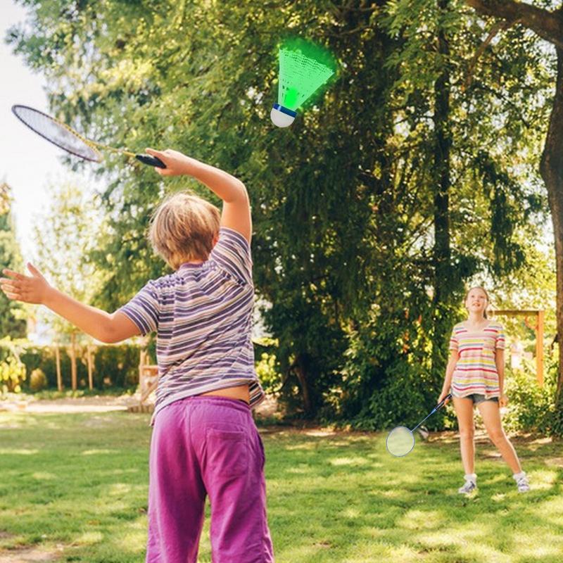 배드민턴 어두운 밤 다채로운 LED 조명, 스포츠 배드 - Badminton Raket 리뷰 및 가격