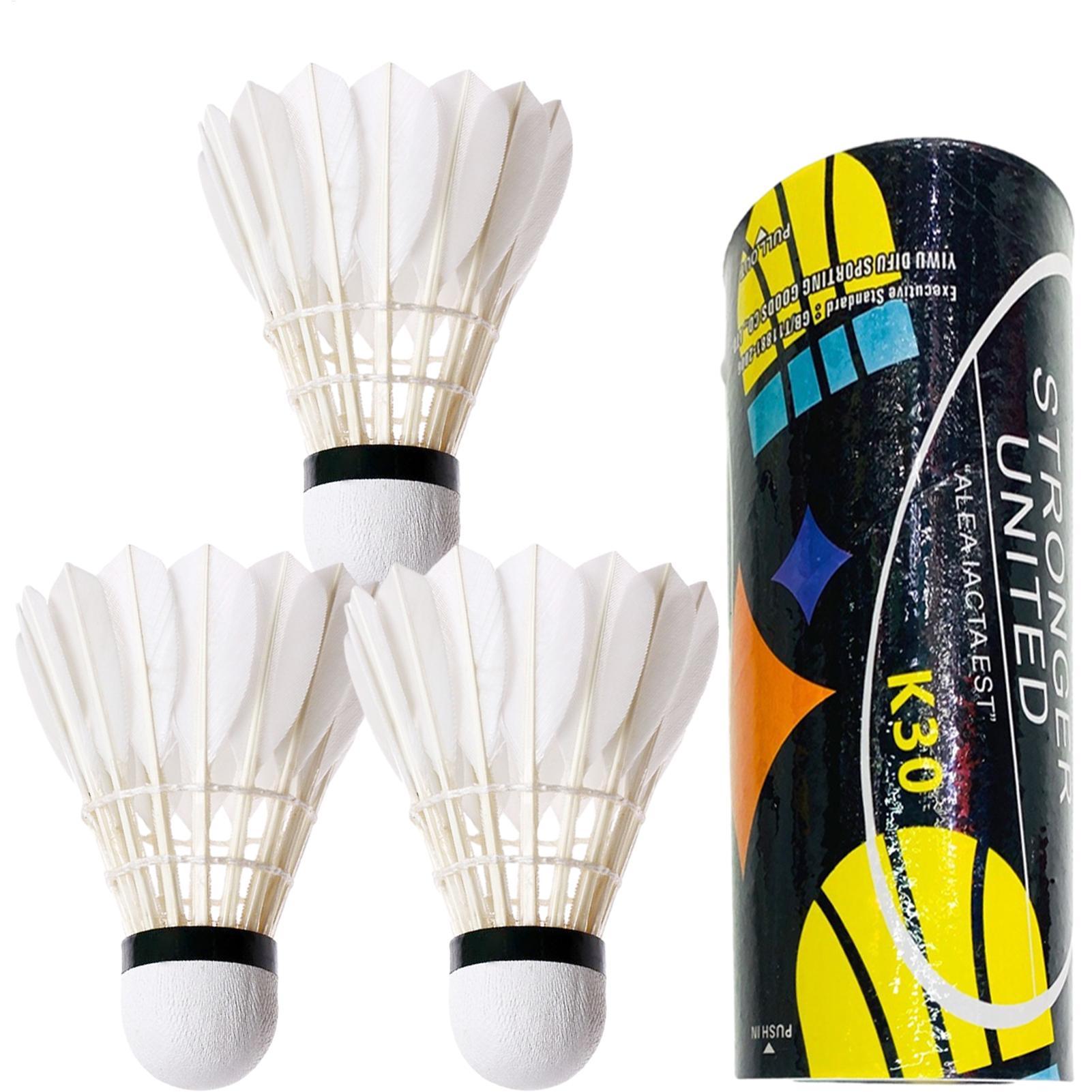 셔틀콕 볼 3개 안정적인 균형을 갖춘 배드민턴 셔틀콕  - Badminton Raket 리뷰 및 가격