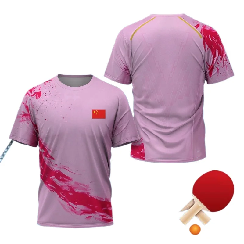 중국 드래곤 탁구 그래픽 T 셔츠 남성 의류 패션 배드 - Badminton Center 리뷰 및 가격