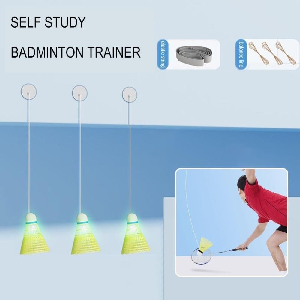 셀프 스터디 배드민턴 트레이너 세트, 자동 리바운드 배 - Badminton Raket 리뷰 및 가격